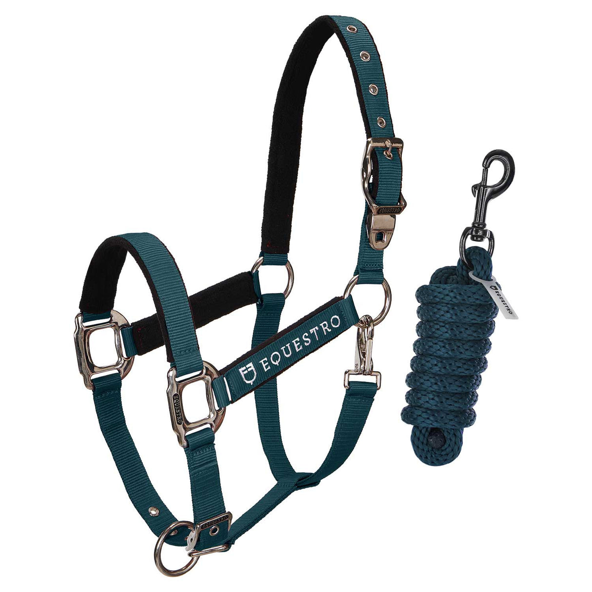 Padded double adjustment headcollar