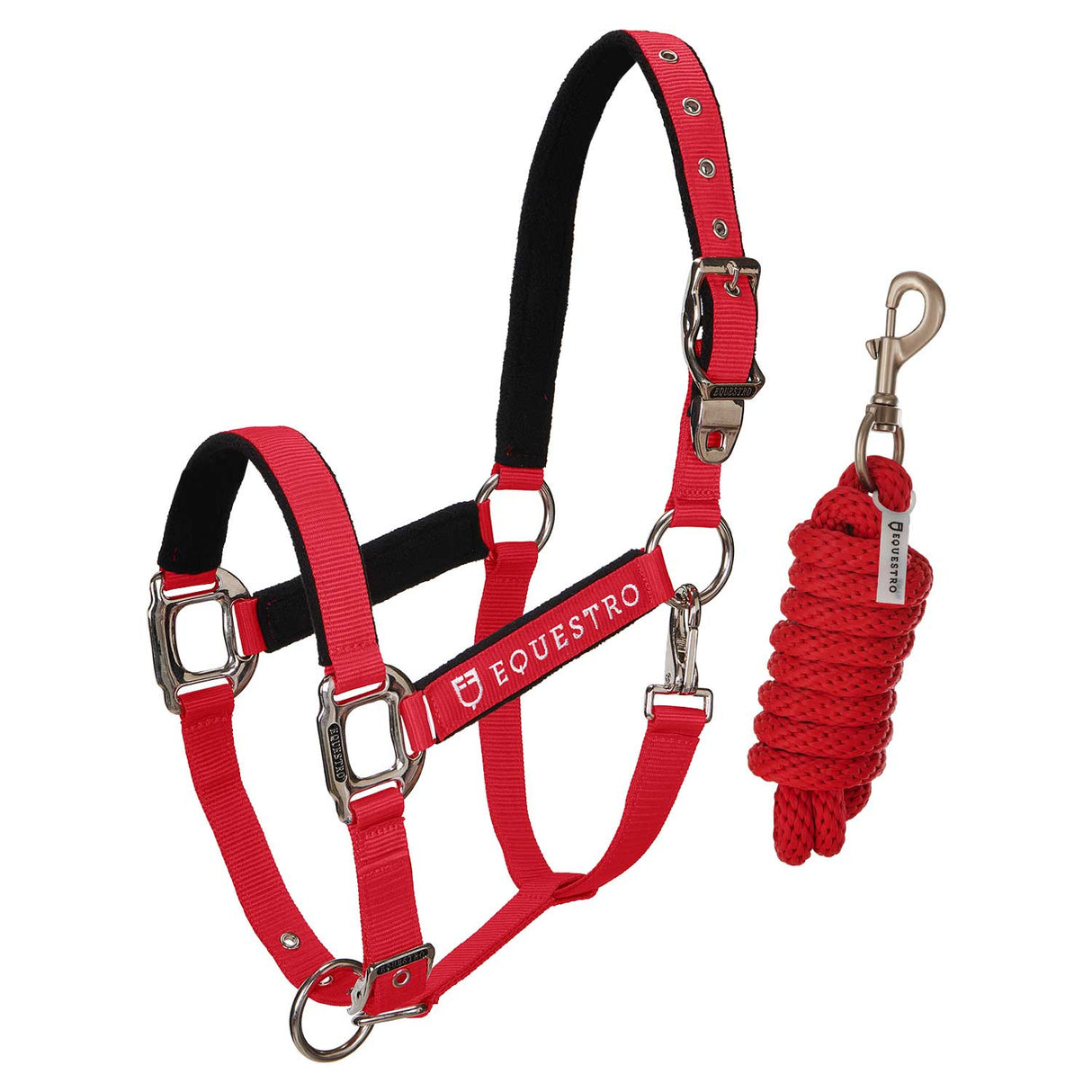 Padded double adjustment headcollar