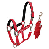 Padded double adjustment headcollar