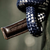 Horseware Ireland Lead Rope #colour_navy-brown-silver