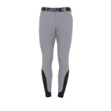 Equestro Men's Slim Fit Grip Breeches With Logo