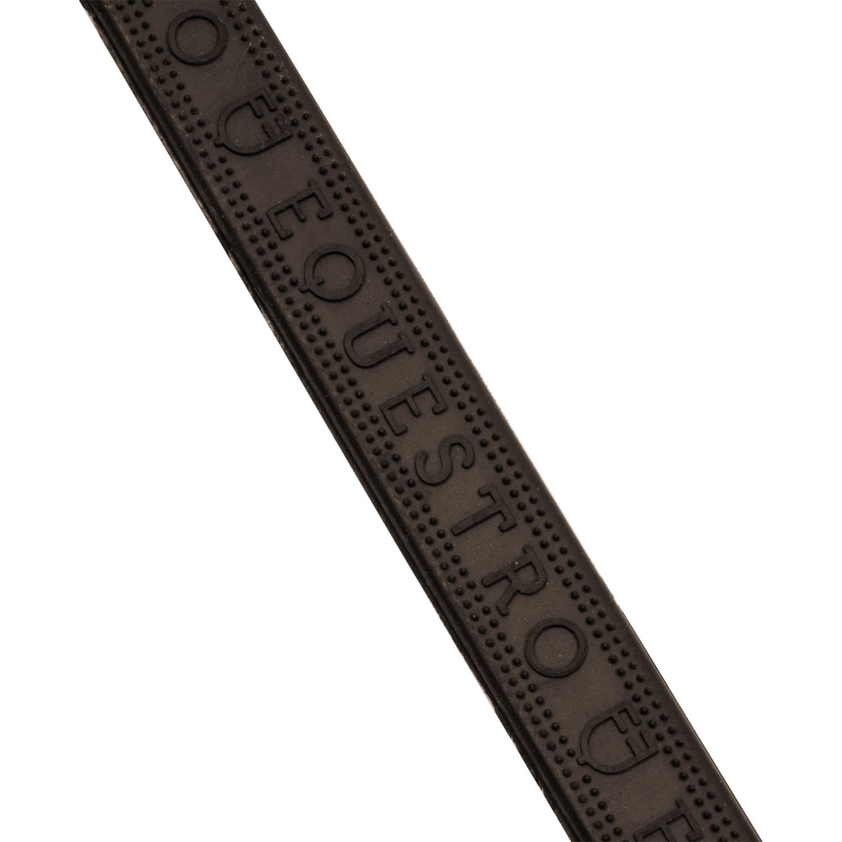 Equestro Solid Lettering Grip Rubber Reins Silver Fitting