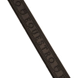 Equestro Solid Lettering Grip Rubber Reins Silver Fitting