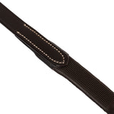 Leather solid grip reins with stoppers