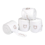 Fleece bandages with rhinestone logo