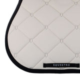 Jumping saddle pad in technical fabric