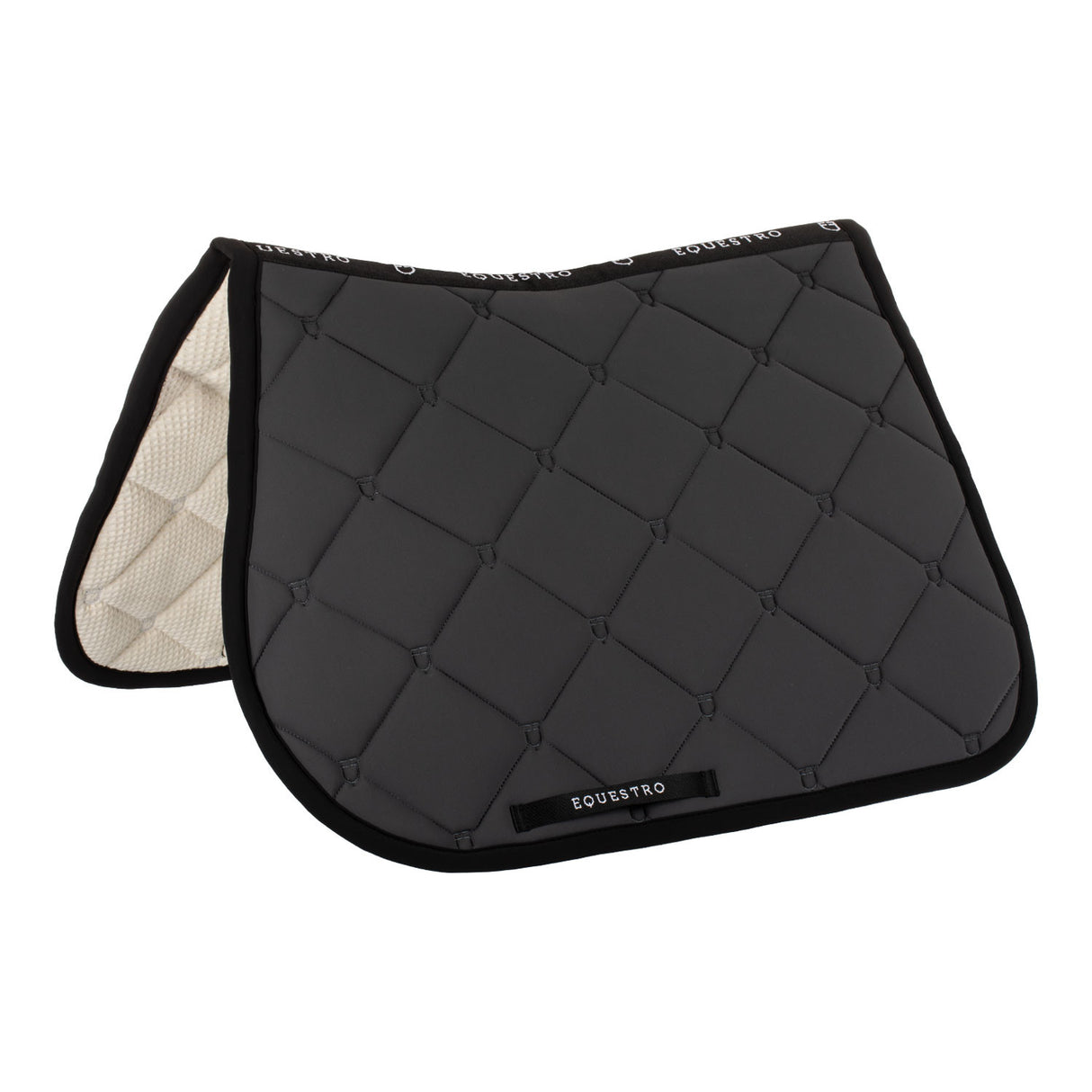 Jumping saddle pad in technical fabric