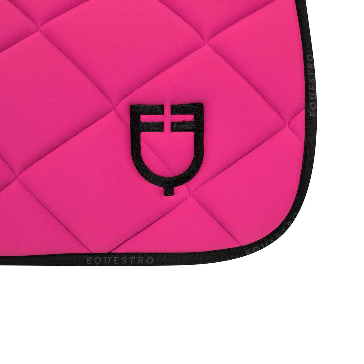 Jumping saddle pad technical fabric with logo
