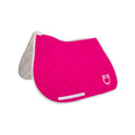 Jumping saddle pad technical fabric with logo