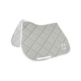 Jumping saddle pad technical fabric with logo
