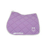 Jumping saddle pad technical fabric with logo
