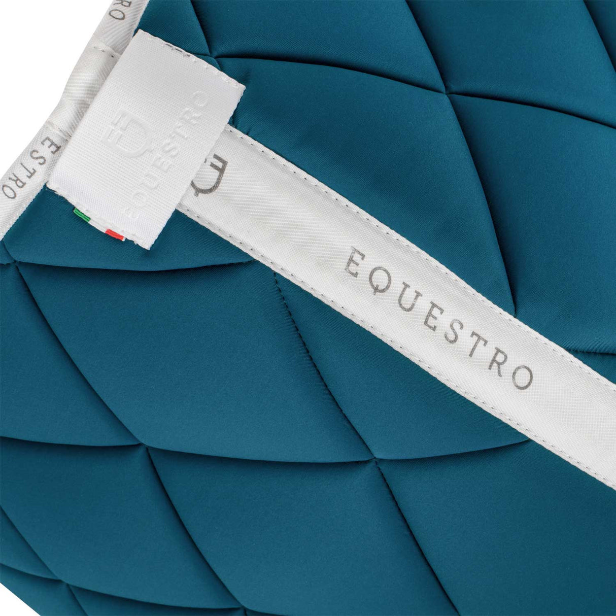 Jumping saddle pad technical fabric with logo