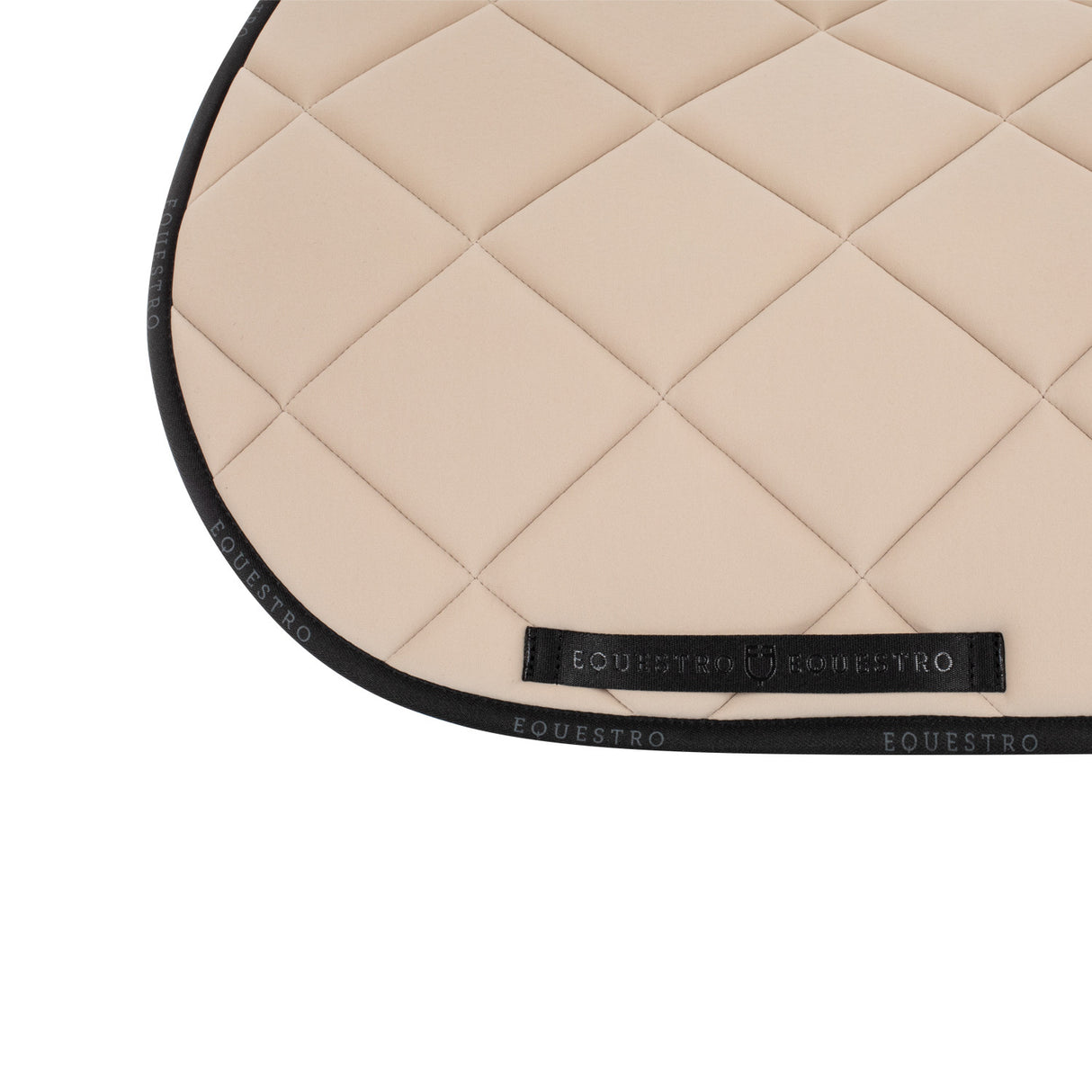 Jumping saddle pad technical fabric with logo