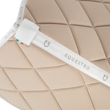 Jumping saddle pad technical fabric with logo