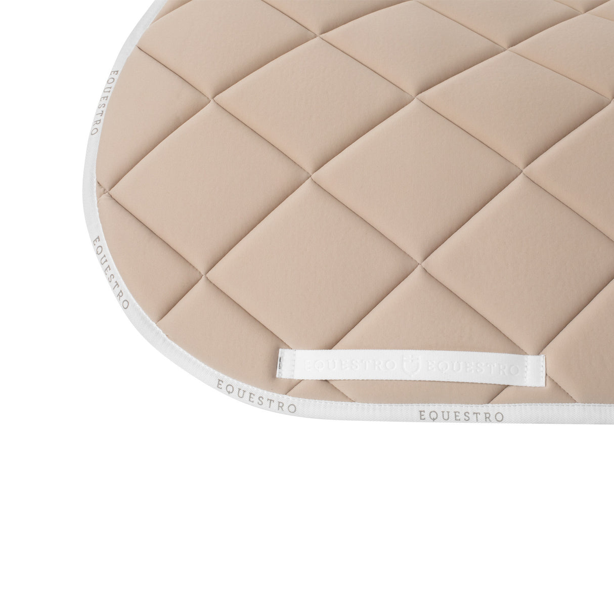 Jumping saddle pad technical fabric with logo