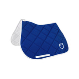 Jumping saddle pad technical fabric with logo