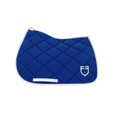 Jumping saddle pad technical fabric with logo
