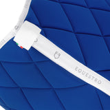 Jumping saddle pad technical fabric with logo