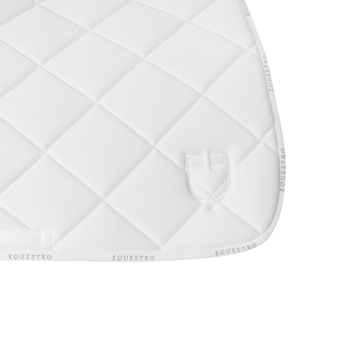 Jumping saddle pad technical fabric with logo