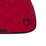 Jumping saddle pad technical fabric with logo