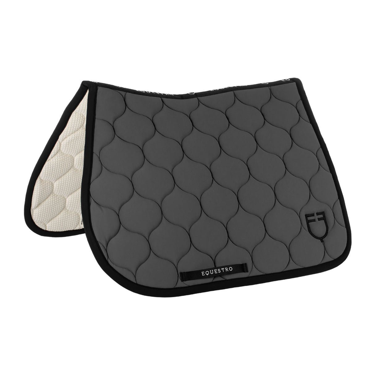 Equestro Jumping Saddle Pad With Onion Quilting