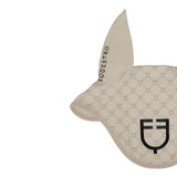 Fly veil with monogram print