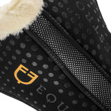 Ecowool memory foam pad with silicone grip and logo