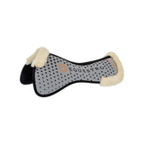 Ecowool memory foam pad with silicone grip and logo