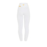Equestro Girls' Fleece Lining Leggings #colour_white
