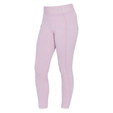 Equestro Girls' Slim Fit Grip Leggings With Logo