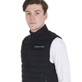 Men's vest in windproof technical fabric