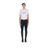 Equestro Men's Slim Fit T-Shirt With Contrasting Print #colour_white