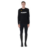 Equestro Scuderia Equestro Men's Knee Grip Breeches #colour_black