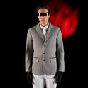 Equestro Equestro Ridertechnology Men's Competition Jacket Heat-Sealed Seams #colour_grey