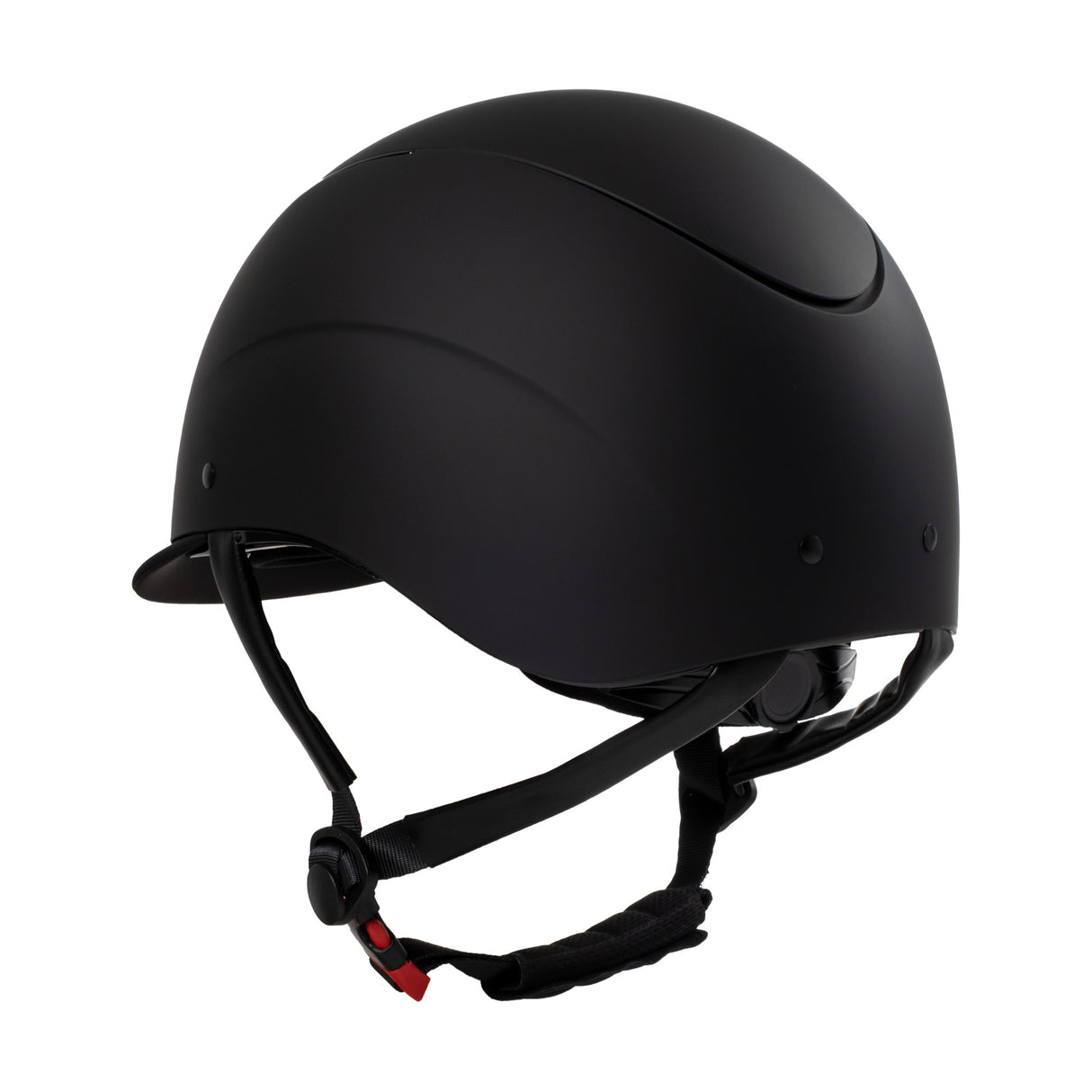 Equestro Unisex Helmet With Shiny Frame Homologation En 1384-2023 #colour_black