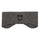 Equestro Unisex Ribbed Wool Earmuff Headband With Logo #colour_grey