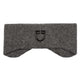 Equestro Unisex Ribbed Wool Earmuff Headband With Logo #colour_grey