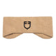 Equestro Unisex Ribbed Wool Earmuff Headband With Logo #colour_beige