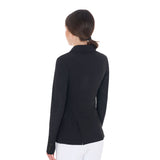 Women's competition jacket three buttons perforated fabric