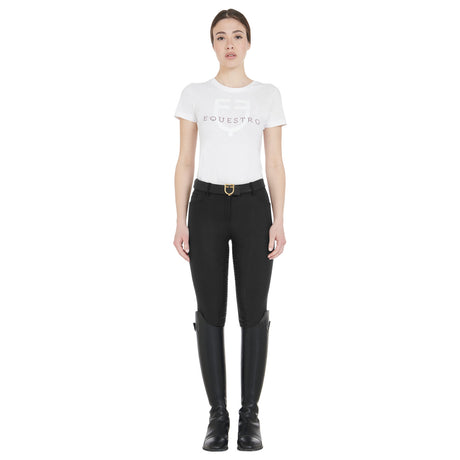 Women's full grip high waisted breeches with fleece lining inside