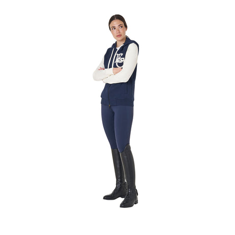 Women's EQ two tone hoodie with front zip