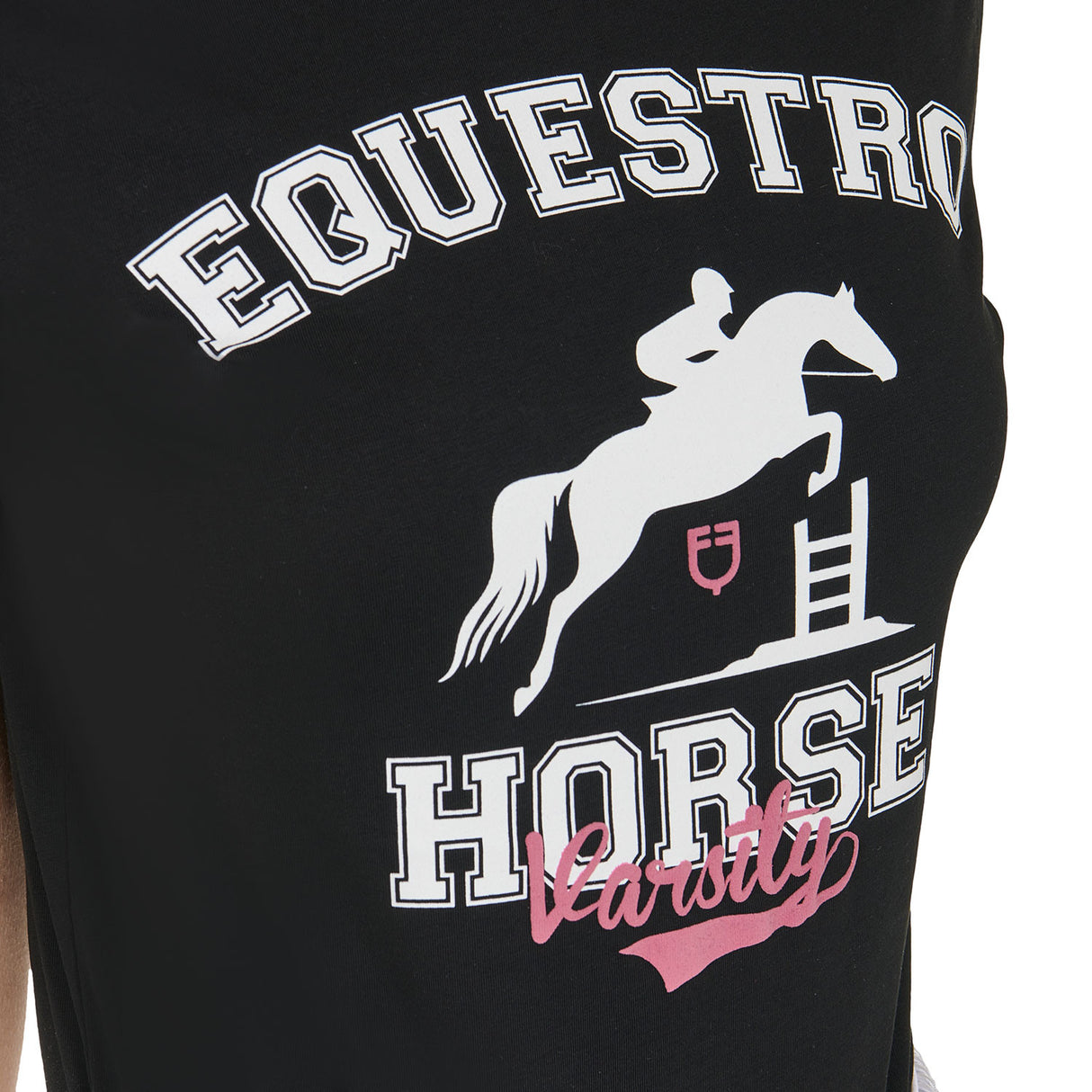 Women's Horse Varsity cotton T-shirt