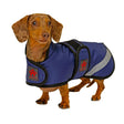 Firefoot Outdoor Dachshund Coat With Fleecy Lining #colour_navy