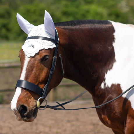 Gallop Classic Fly Veil #colour_white