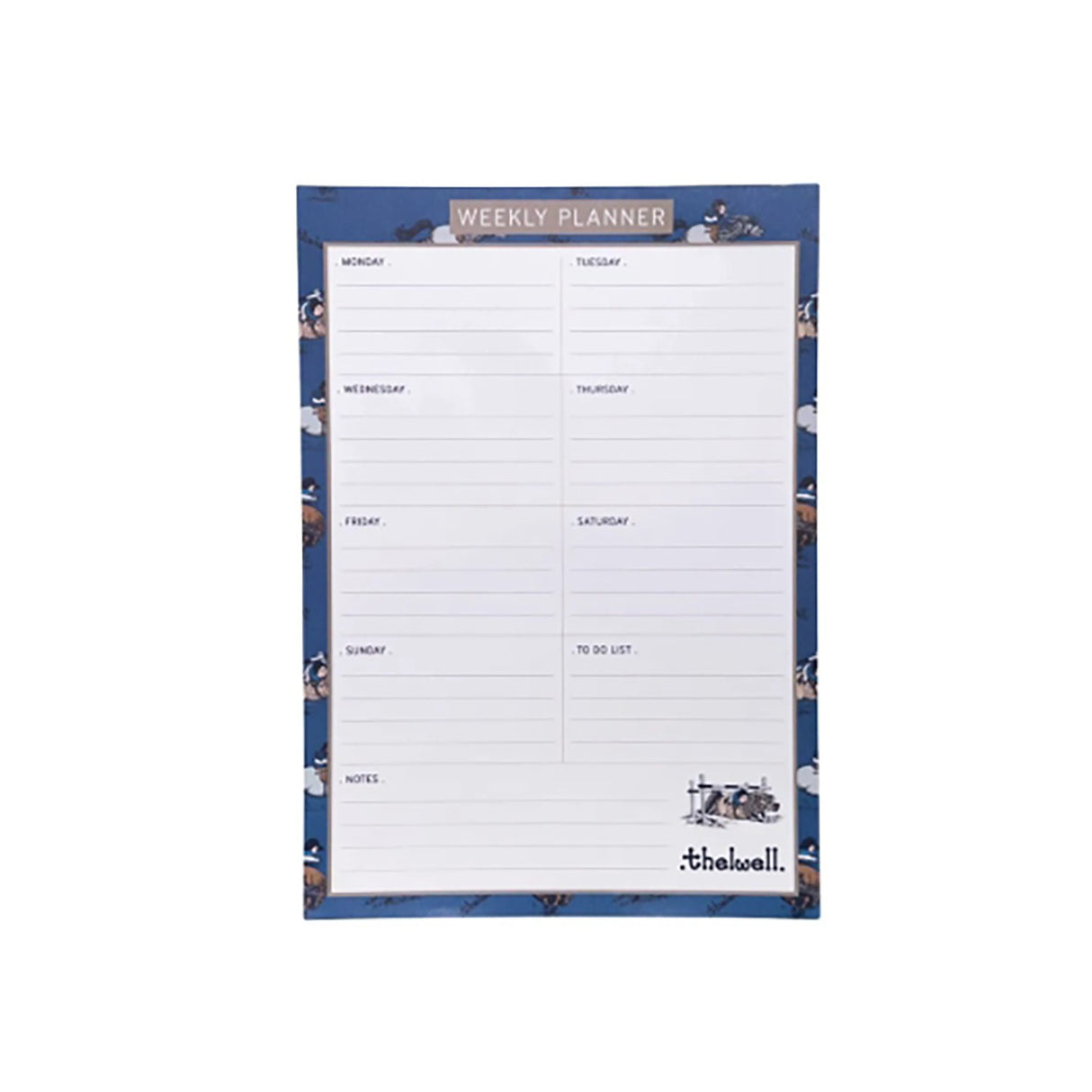 Hy Equestrian Thelwell A4 Weekly Planner