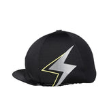 Silva Flash Reflective Hat Silk By Hy Equestrian Blk/rflec