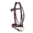 Henry James Comfort Flash Bridle #colour_havana-brown