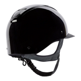 Champion Insight Glitter Oval Standard Peak Riding Hat #colour_metallic-black-sparkle-black