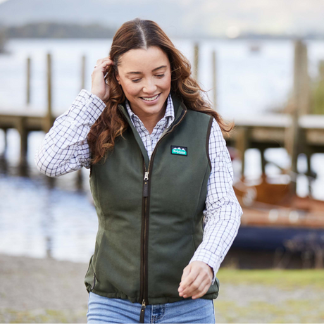 Ridgeline Womens Monarch Gilet #colour_deep-forest