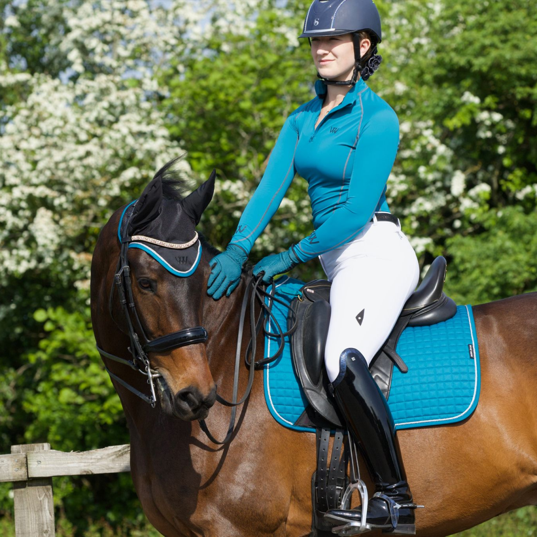 Woof Wear Colour Fusion Dressage Saddlecloth #colour_ocean